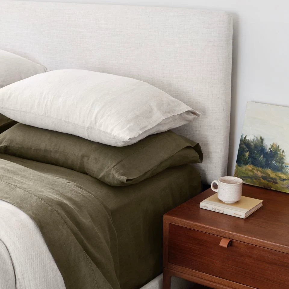 Stonewashed Linen Sheet Set